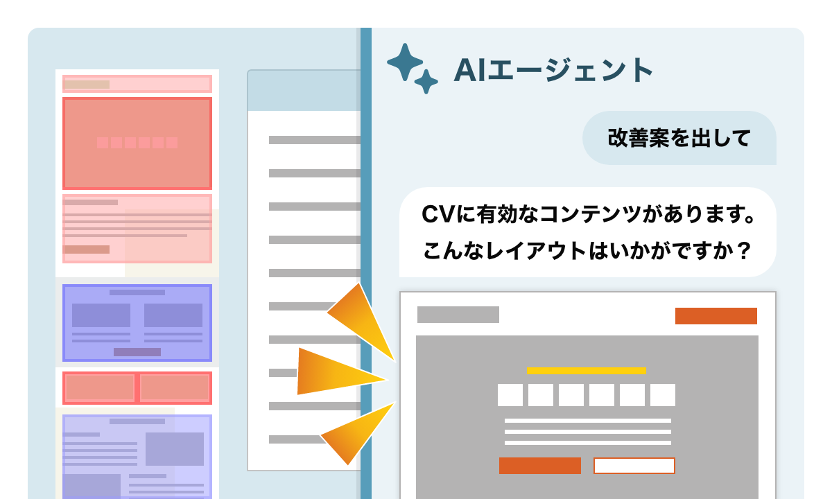 AIエージェント施策提案画面
